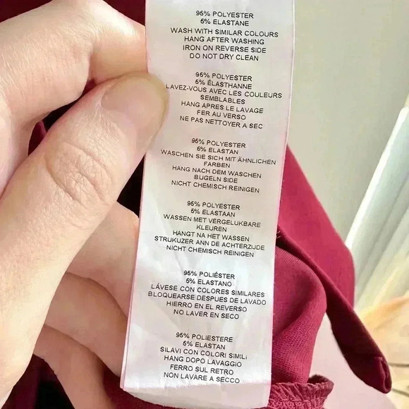 boohoo Night Laura Wrap Skirt Bodycon Dress, Berry, Size 6 - Picture 16 of 16